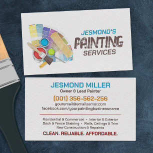 Professionell Painting Services - husmålare Visitkort