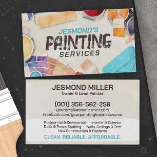 Professionell Painting Services - husmålare Visitkort