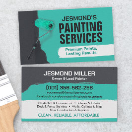 Professionell Painting Services - husmålare Visitkort