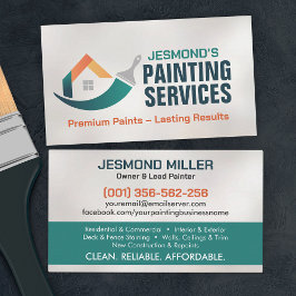 Professionell Painting Services - husmålare Visitkort