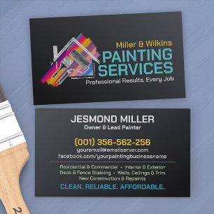 Professionell Painting Services - husmålare Visitkort