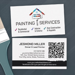 Professionell Painting Services - husmålare Visitkort