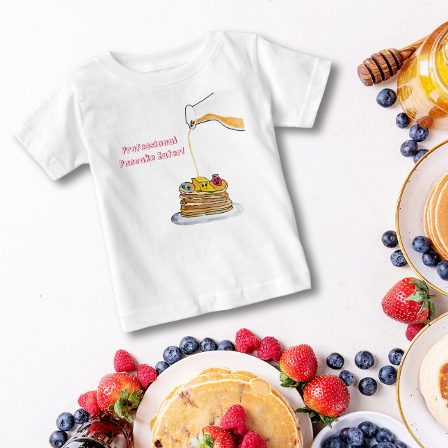 Professionell Pancake Eater Funny Pancakes T Shirt (Skapare uppladdad)