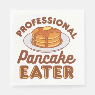 Professionell Pancake Eater Pappersservett