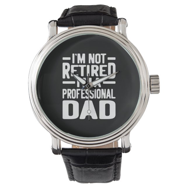 Professionell Pappa Pension Gift Armbandsur (Framsida)