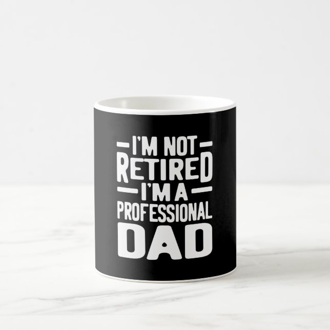 Professionell Pappa Pension Gift Kaffemugg (Center)