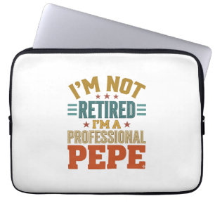 Professionell Pepe-pension Vintagetypografi Sh Laptop Fodral