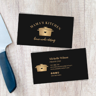 Professionell Personal Chef Catering Restaurant Visitkort
