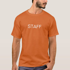 Professionell personal evenemang orange t-shirt