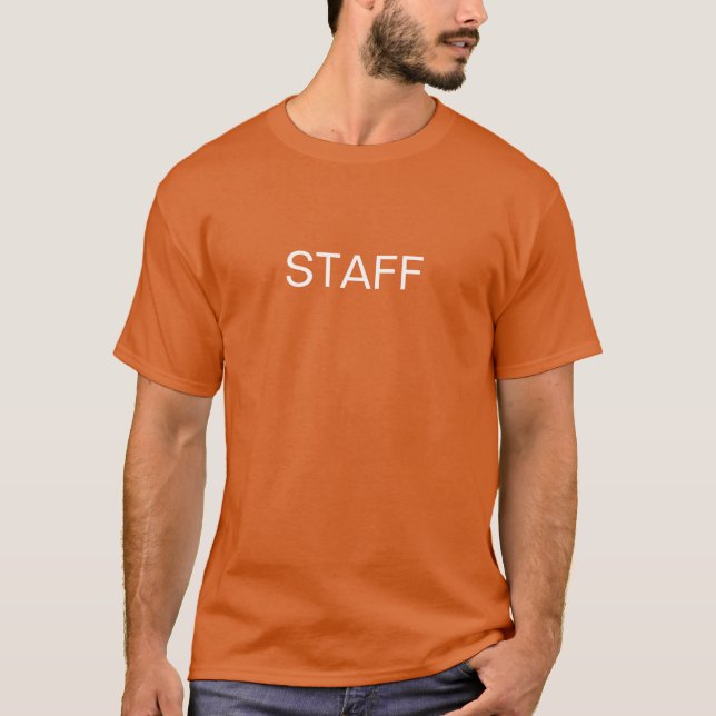 Professionell personal evenemang orange t-shirt (Framsida)