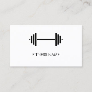 Professionell Personal Fitness Trainer Visitkort