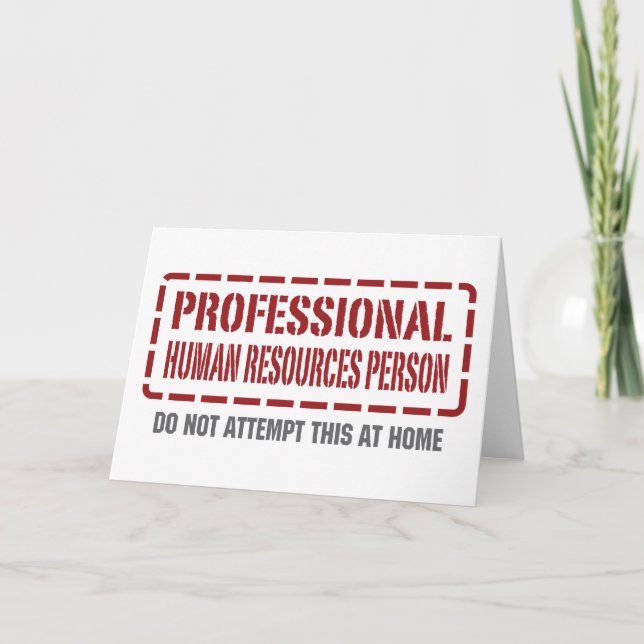 Professionell Personal Person Kort (Framsida)