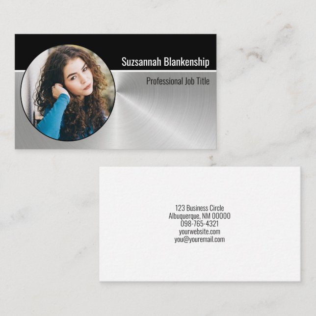 Professionell Personal Security Anpassningsbar Ova Visitkort (Fram/baksida)