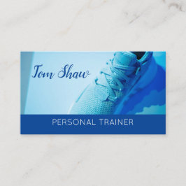 Professionell Personal Trainer Fitness Coach Visitkort