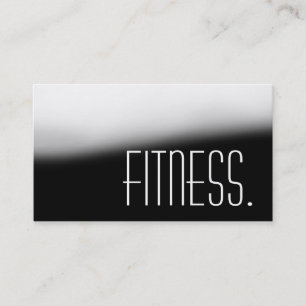 Professionell Personal Trainer Grått Affärskort Visitkort