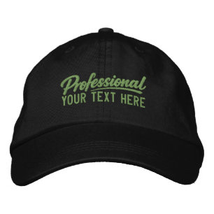 Professionell Personlig Lägg Till Din Egen Text Broderad Keps