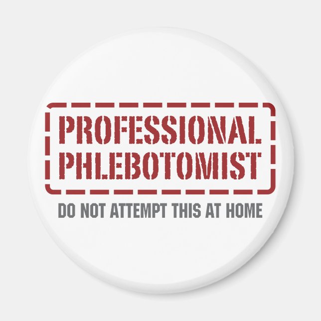 Professionell Phlebotomist Magnet (Framsidan)