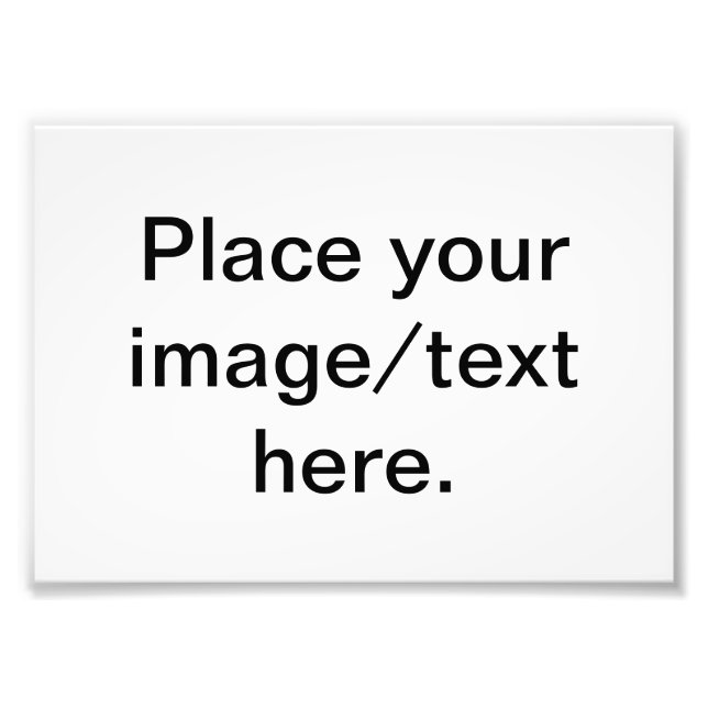 Professionell Photo 7 x 5-mall Fototryck (Framsidan)