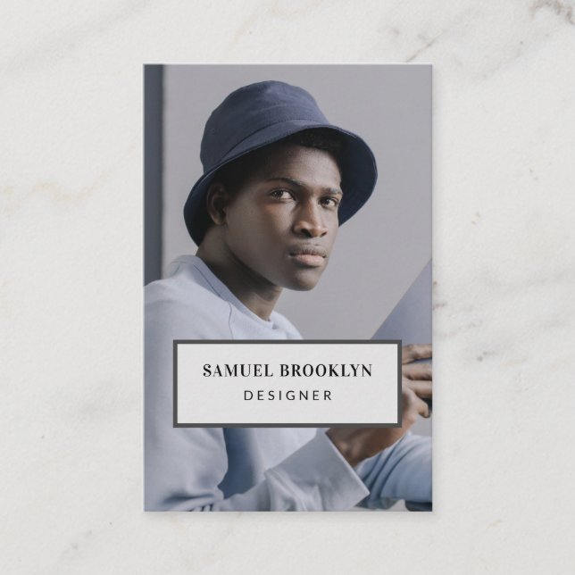 Professionell Photo Affärskort Visitkort (Framsida)