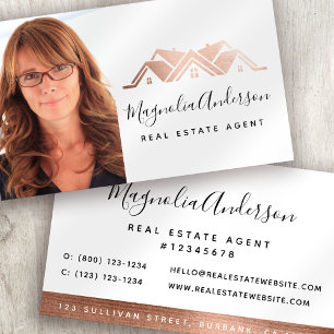 Professionell Photo Real Gods Ro Gold Foil Visitkort