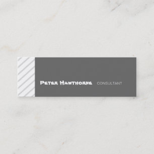 Professionell planerad minimal geometrisk Rand Mini Visitkort