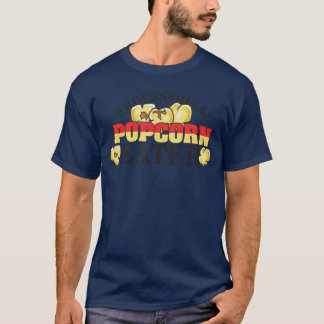 Professionell popcornätare Jag älskar snacks Movie T Shirt