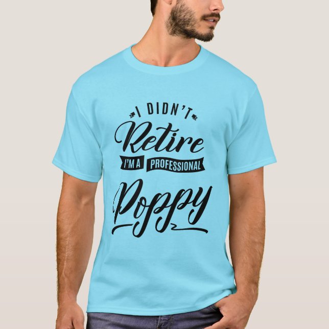 Professionell Poppy Tee Shirt (Framsida)