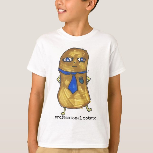 Professionell Potato  T Shirt (Framsida)
