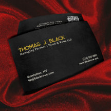 Professionell Premium Guld Black, modern QR