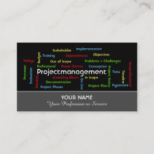 Professionell projektledning och rådgivning visitkort