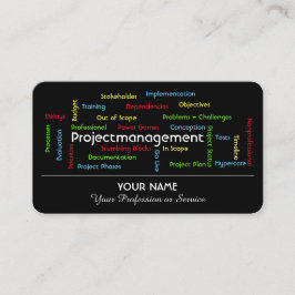 Professionell projektledning och rådgivning visitkort