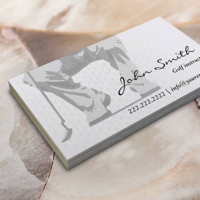 Professionell Putt Golf Instructor Visitkort (Skapare uppladdad)