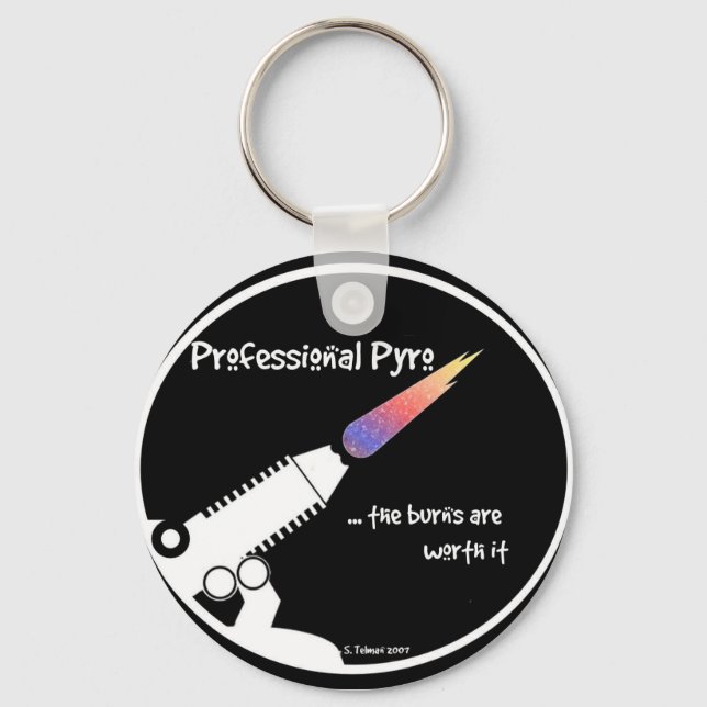 Professionell Pyro Keychain Nyckelring (Framsida)