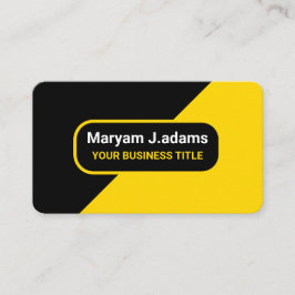 Professionell QR Code Black Guld Visitkort