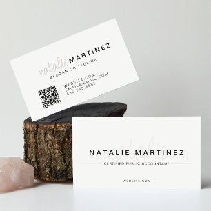 Professionell QR Elegant , Coola för Trendig av sk Visitkort