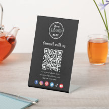 Professionell QR-kod Anslut med USA Social Media