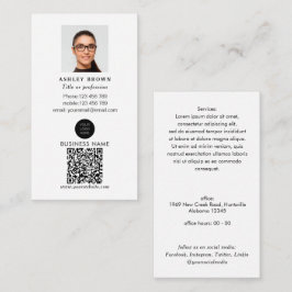 Professionell QR-kod Enkel bild för gods i realtid Visitkort