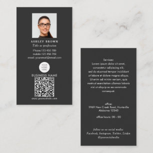 Professionell QR-kod Enkel bild för modern logoty Visitkort
