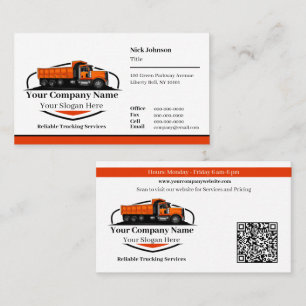 Professionell QR-kod för dumpertransportföretag Visitkort