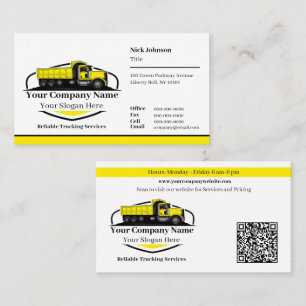 Professionell QR-kod för dumpertransportföretag Visitkort