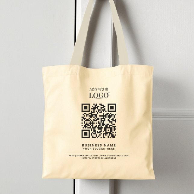 Professionell QR-kod för modern minimal Logotyp fö Tygkasse (Skapare uppladdad)