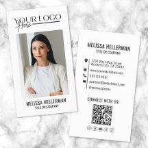 Professionell QR-kod Företag Logotyp Vertikal