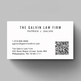 Professionell QR-kod Företagsanställd Visitkort