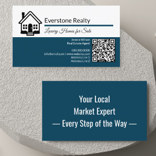 Professionell QR-kod Real Gods Visitkort