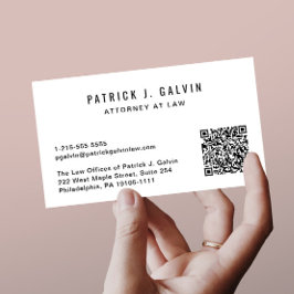 Professionell QR-kod Visitkort