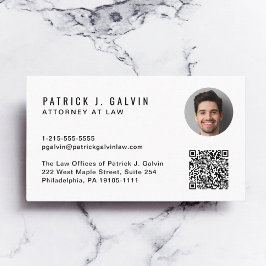 Professionell QR-kodfoto Visitkort