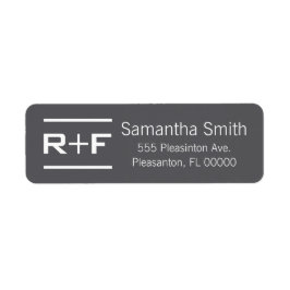 Professionell R+F-Returetiketter Returadress Etikett