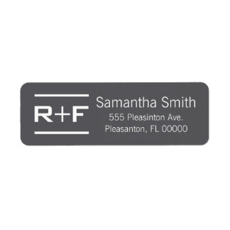 Professionell R+F-Returetiketter Returadress Etikett