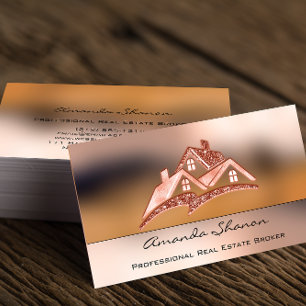 Professionell Real Gods Agent Broker Ro House Visitkort