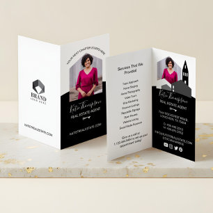 Professionell Real Gods Agent Photo & Services Visitkort